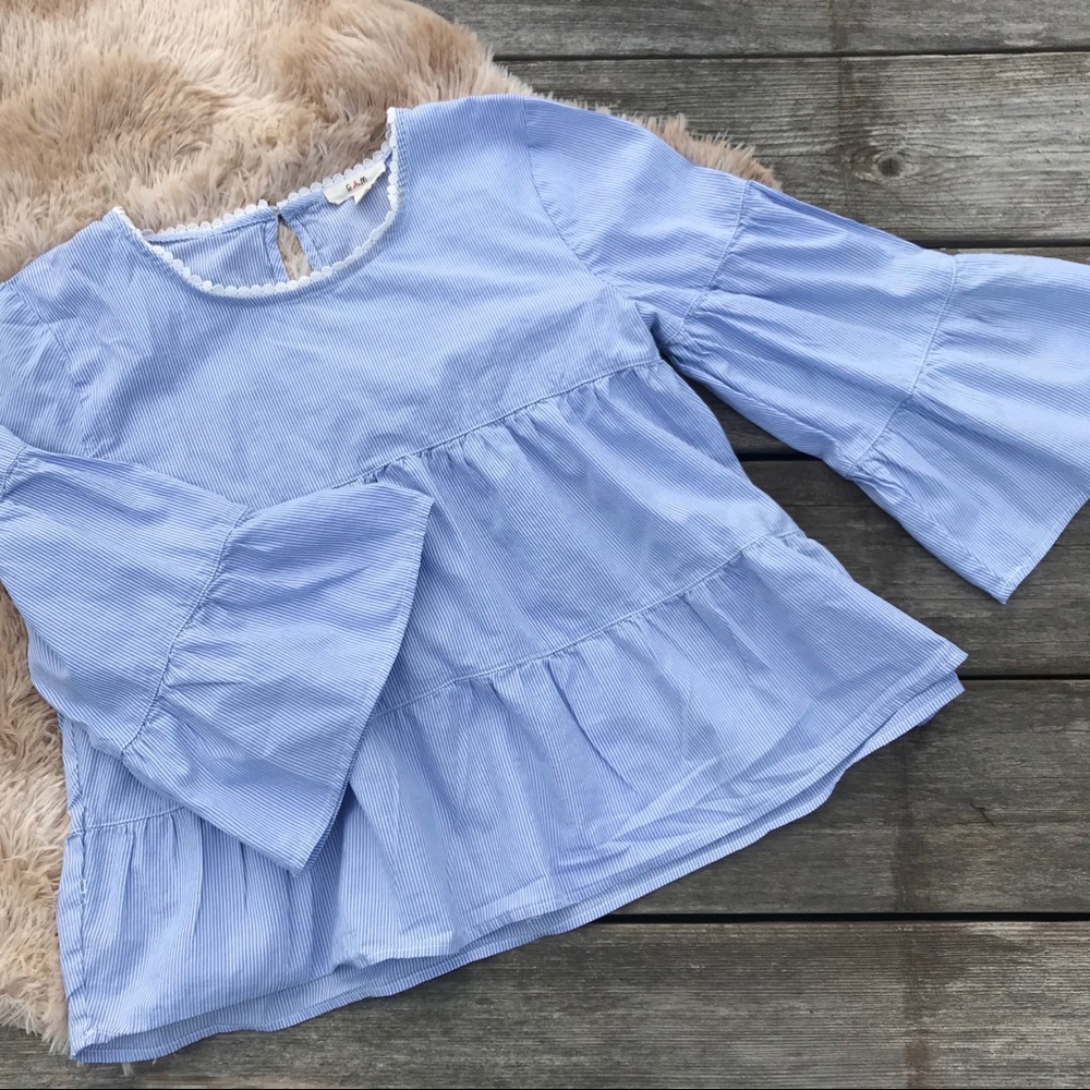 Anthropologie tiered top